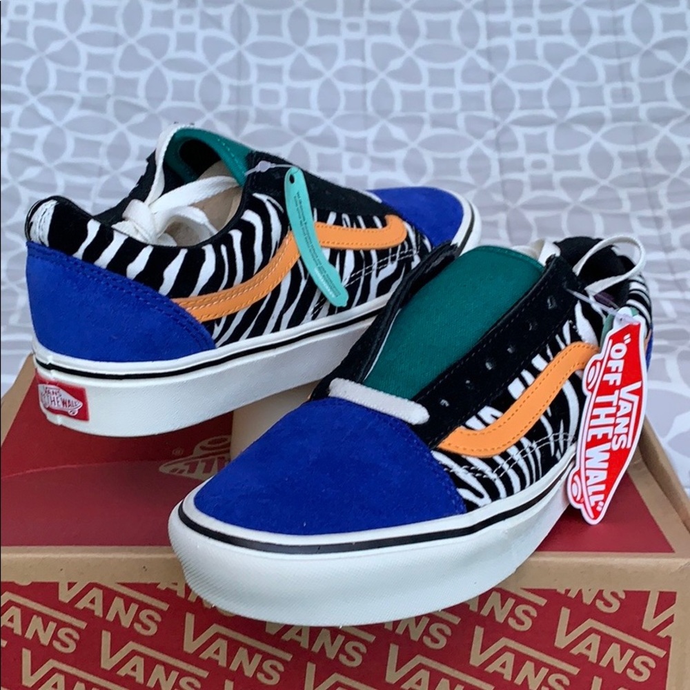 VANS COMFYCUSH OLD SKOOL ZEBRA Tldepoolsrt The WbW - Picture 3 of 16